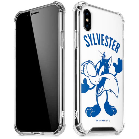 Looney Tunes Sylvester the Cat Big Head iPhone XS Max Clear Case